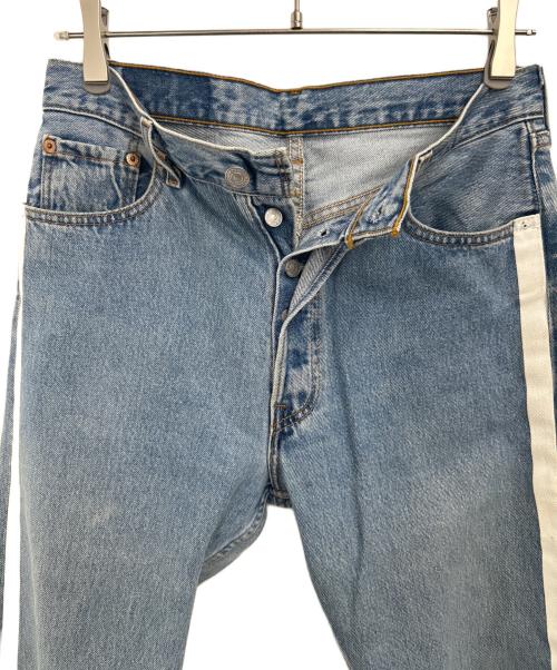 UNUSED（アンユーズド）UNUSED (アンユーズド) サイドラインデニムパンツ インディゴ サイズ:30の古着・服飾アイテム