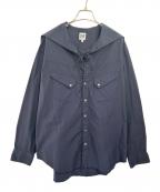 AiEエーアイイー）の古着「長袖シャツ」｜ネイビー
