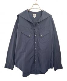 AiE（エーアイイー）の古着「長袖シャツ」｜ネイビー