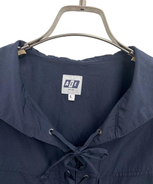 AiE（エーアイイー）AiE (エーアイイー) 長袖シャツ ネイビー サイズ:Lの古着・服飾アイテム