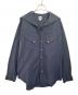 AiE（エーアイイー）の古着「長袖シャツ」｜ネイビー