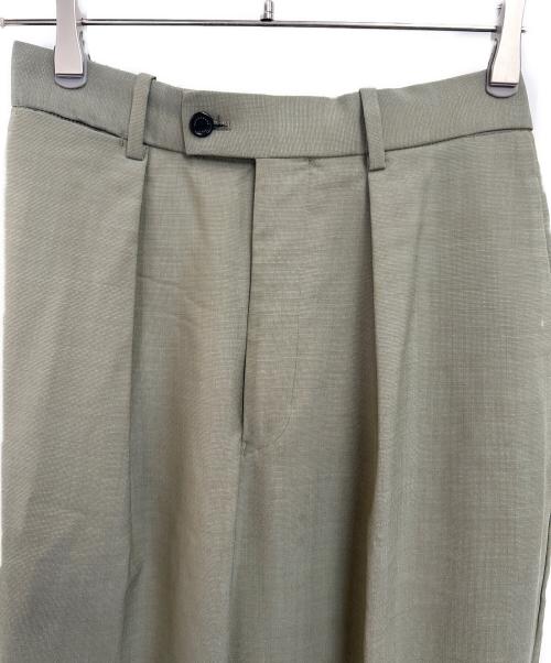 MARKAWARE（マーカウェア）MARKAWARE (マーカウェア) クラシクフィットトラウザーズ グリーン サイズ:2の古着・服飾アイテム