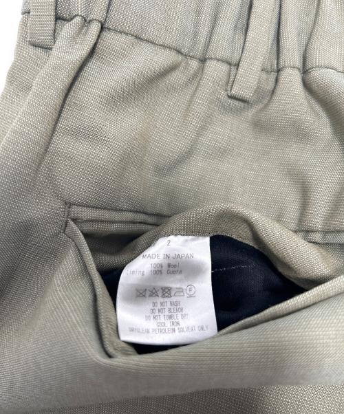 MARKAWARE（マーカウェア）MARKAWARE (マーカウェア) クラシクフィットトラウザーズ グリーン サイズ:2の古着・服飾アイテム