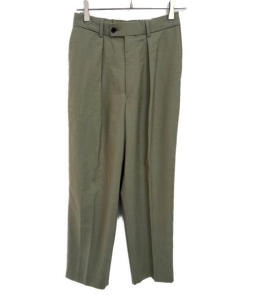 MARKAWARE（マーカウェア）MARKAWARE (マーカウェア) クラシクフィットトラウザーズ グリーン サイズ:2の古着・服飾アイテム