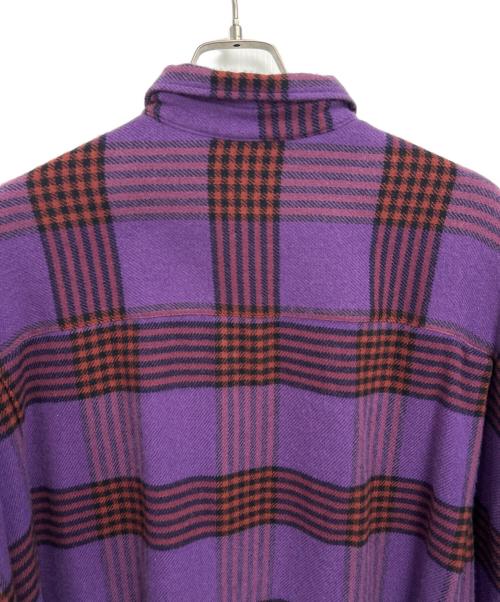 H BEAUTY&YOUTH（エイチ ビューティー&ユース）H BEAUTY&YOUTH (エイチ ビューティー&ユース) 半袖シャツ パープル サイズ:Lの古着・服飾アイテム