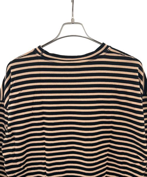 UNUSED（アンユーズド）UNUSED (アンユーズド) 長袖カットソー ブラック×ブラウン サイズ:3の古着・服飾アイテム