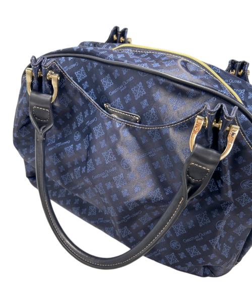 Cristian oliver（クリスチャン オリバー）Cristian oliver (クリスチャン オリバー) ボストンバッグ ブルーの古着・服飾アイテム