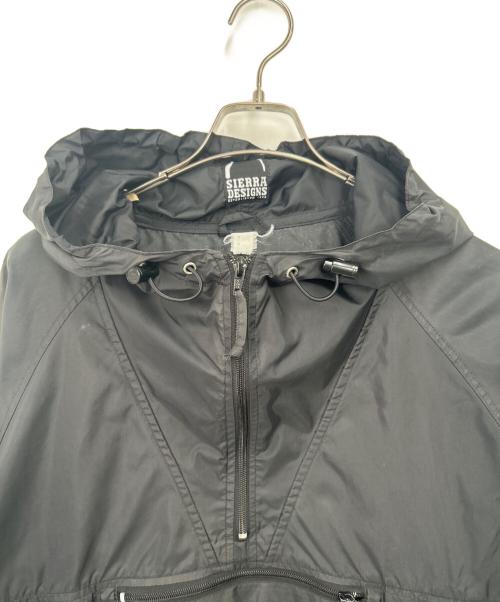 SIERRA DESIGNS（シエラデザインズ）SIERRA DESIGNS (シエラデザインズ) アノラックパーカー ブラック サイズ:Mの古着・服飾アイテム