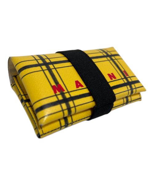 MARNI（マルニ）MARNI (マルニ) 2つ折り財布 イエローの古着・服飾アイテム