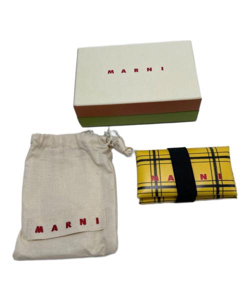 MARNI（マルニ）MARNI (マルニ) 2つ折り財布 イエローの古着・服飾アイテム