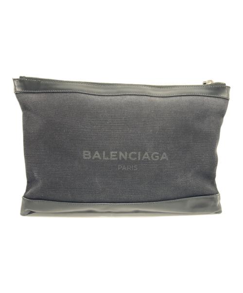 BALENCIAGA（バレンシアガ）BALENCIAGA (バレンシアガ) クラッチバッグ ブラックの古着・服飾アイテム