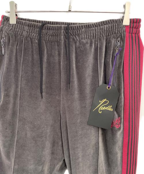 Needles（ニードルズ）Needles (ニードルズ) ベロアナロートラックパンツ グレー サイズ:Sの古着・服飾アイテム