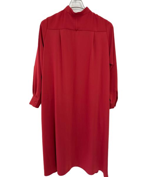 Graphpaper（グラフペーパー）Graphpaper (グラフペーパー) 長袖ワンピース レッドの古着・服飾アイテム