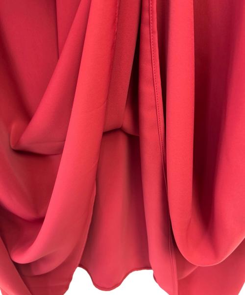 Graphpaper（グラフペーパー）Graphpaper (グラフペーパー) 長袖ワンピース レッドの古着・服飾アイテム