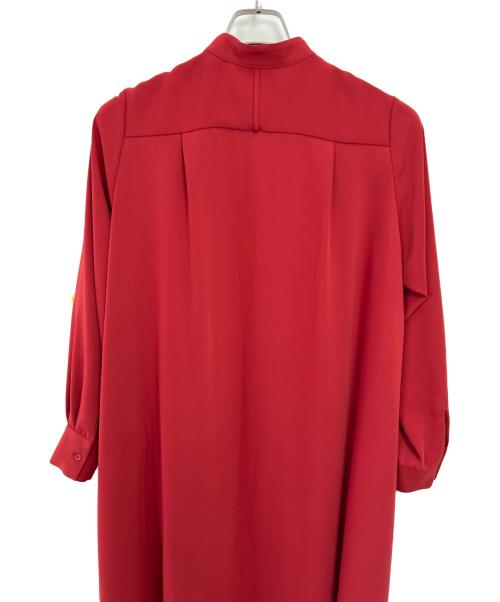 Graphpaper（グラフペーパー）Graphpaper (グラフペーパー) 長袖ワンピース レッドの古着・服飾アイテム