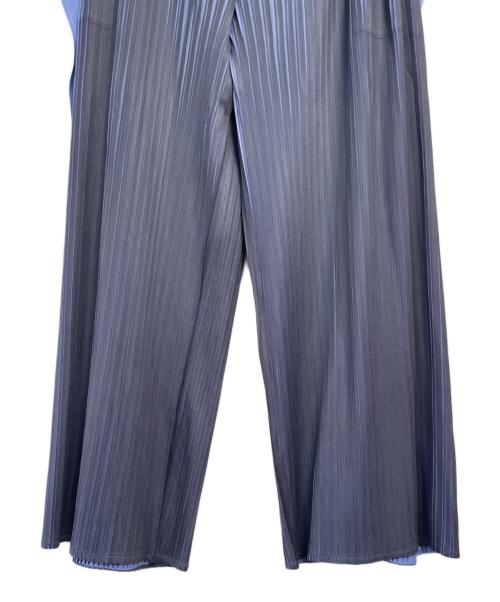 PLEATS PLEASE（プリーツプリーズ）PLEATS PLEASE (プリーツプリーズ) プリーツパンツ ブルー サイズ:1の古着・服飾アイテム
