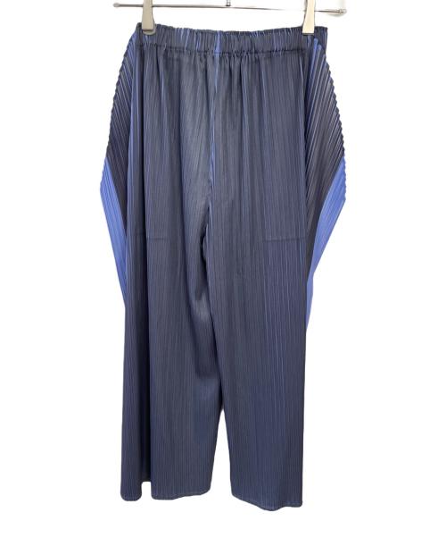 PLEATS PLEASE（プリーツプリーズ）PLEATS PLEASE (プリーツプリーズ) プリーツパンツ ブルー サイズ:1の古着・服飾アイテム