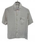 AMI Alexandre Mattiussiアミアレクサンドルマテュッシ）の古着「半袖シャツ」｜ベージュ