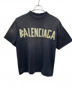 BALENCIAGAバレンシアガ）の古着「半袖カットソー」｜ブラック