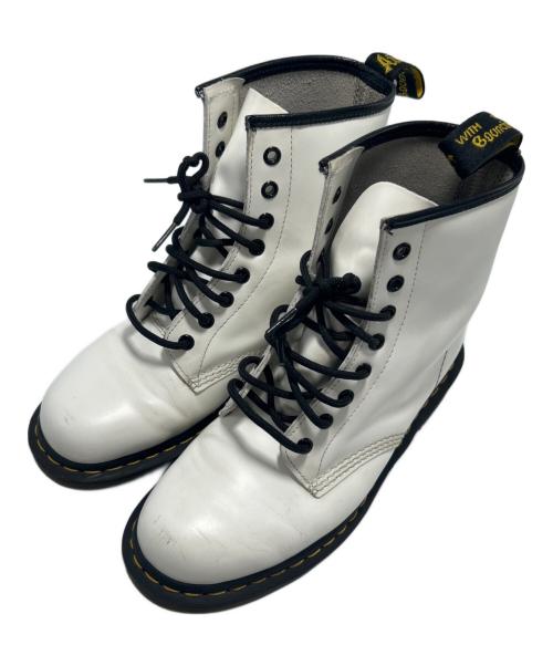 Dr.Martens（ドクターマーチン）Dr.Martens (ドクターマーチン) 8ホールブーツ ホワイト サイズ:UK8の古着・服飾アイテム