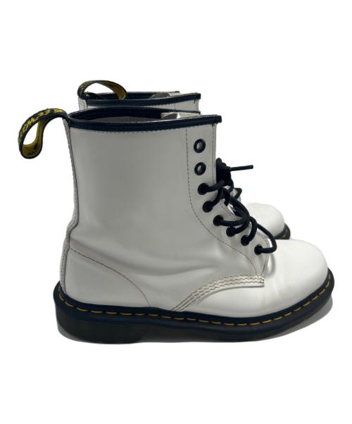 Dr.Martens（ドクターマーチン）Dr.Martens (ドクターマーチン) 8ホールブーツ ホワイト サイズ:UK8の古着・服飾アイテム