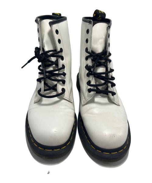 Dr.Martens（ドクターマーチン）Dr.Martens (ドクターマーチン) 8ホールブーツ ホワイト サイズ:UK8の古着・服飾アイテム