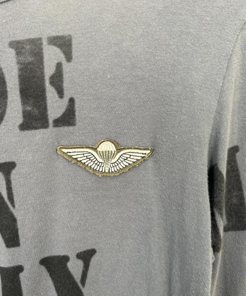 DOLCE & GABBANA（ドルチェ＆ガッバーナ）DOLCE & GABBANA (ドルチェ＆ガッバーナ) 長袖カットソー チャコールグレー サイズ:48の古着・服飾アイテム