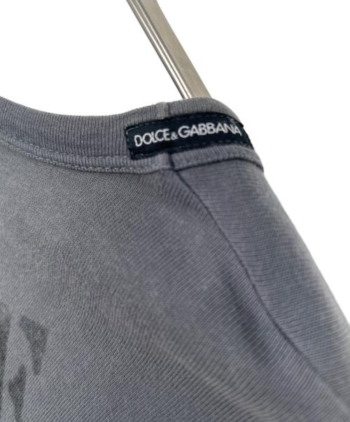 DOLCE & GABBANA（ドルチェ＆ガッバーナ）DOLCE & GABBANA (ドルチェ＆ガッバーナ) 長袖カットソー チャコールグレー サイズ:48の古着・服飾アイテム