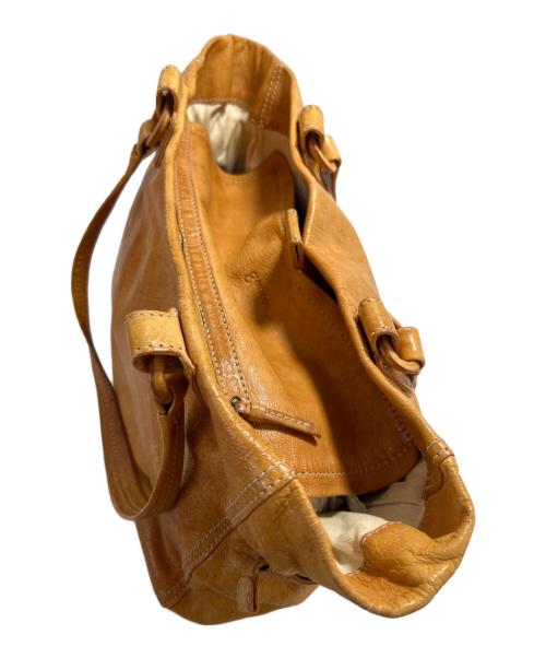 genten（ゲンテン）genten (ゲンテン) トートバッグ キャメルの古着・服飾アイテム