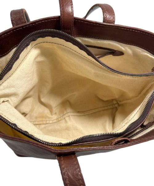 genten（ゲンテン）genten (ゲンテン) ハンドバッグ ダークブラウンの古着・服飾アイテム