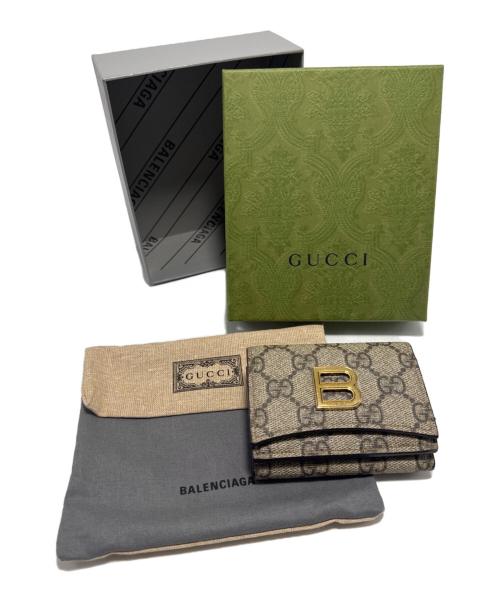 GUCCI（グッチ）GUCCI (グッチ) BALENCIAGA (バレンシアガ) 3つ折り財布の古着・服飾アイテム