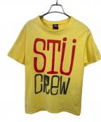 stussyステューシー）の古着「半袖カットソー」｜イエロー
