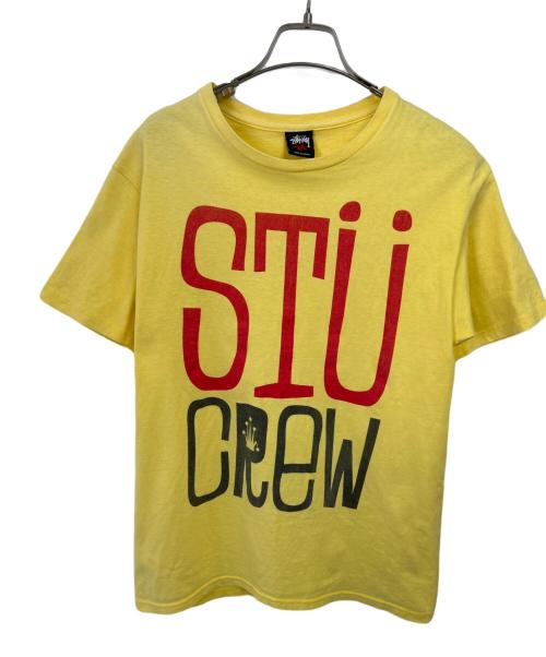 stussy（ステューシー）stussy (ステューシー) 半袖カットソー イエロー サイズ:Mの古着・服飾アイテム