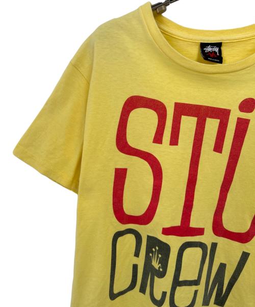 stussy（ステューシー）stussy (ステューシー) 半袖カットソー イエロー サイズ:Mの古着・服飾アイテム