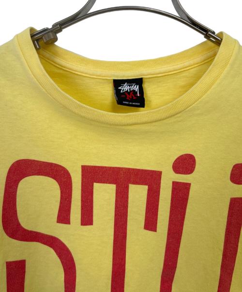 stussy（ステューシー）stussy (ステューシー) 半袖カットソー イエロー サイズ:Mの古着・服飾アイテム