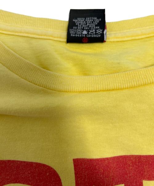 stussy（ステューシー）stussy (ステューシー) 半袖カットソー イエロー サイズ:Mの古着・服飾アイテム