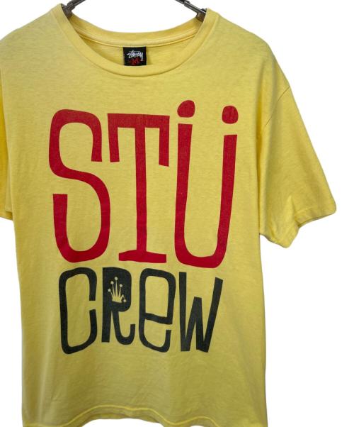stussy（ステューシー）stussy (ステューシー) 半袖カットソー イエロー サイズ:Mの古着・服飾アイテム