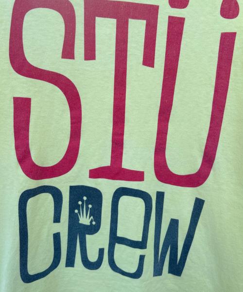 stussy（ステューシー）stussy (ステューシー) 半袖カットソー イエロー サイズ:Mの古着・服飾アイテム