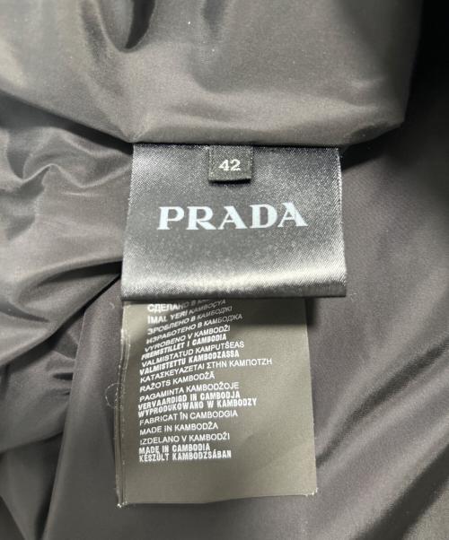 PRADA（プラダ）PRADA (プラダ) ナイロンジャケット オリーブ×ブラック サイズ:42の古着・服飾アイテム