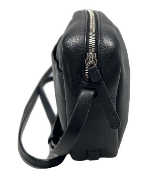 BALENCIAGA（バレンシアガ）BALENCIAGA (バレンシアガ) レザーショルダーバッグ ブラックの古着・服飾アイテム