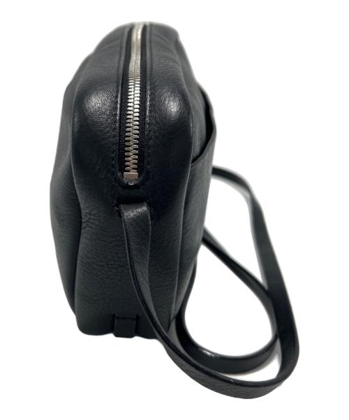 BALENCIAGA（バレンシアガ）BALENCIAGA (バレンシアガ) レザーショルダーバッグ ブラックの古着・服飾アイテム