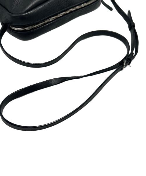 BALENCIAGA（バレンシアガ）BALENCIAGA (バレンシアガ) レザーショルダーバッグ ブラックの古着・服飾アイテム
