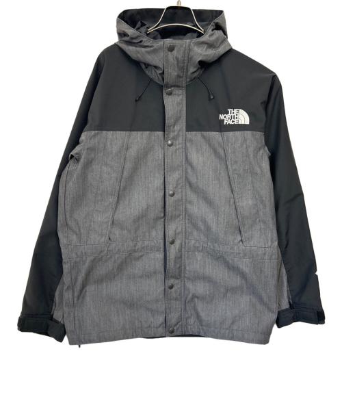 THE NORTH FACE（ザ ノース フェイス）THE NORTH FACE (ザ ノース フェイス) マウンテンライトデニムジャケット グレー×ブラック サイズ:XLの古着・服飾アイテム