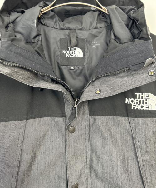 THE NORTH FACE（ザ ノース フェイス）THE NORTH FACE (ザ ノース フェイス) マウンテンライトデニムジャケット グレー×ブラック サイズ:XLの古着・服飾アイテム