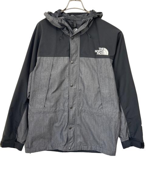 THE NORTH FACE（ザ ノース フェイス）THE NORTH FACE (ザ ノース フェイス) マウンテンライトデニムジャケット グレー×ブラック サイズ:XLの古着・服飾アイテム