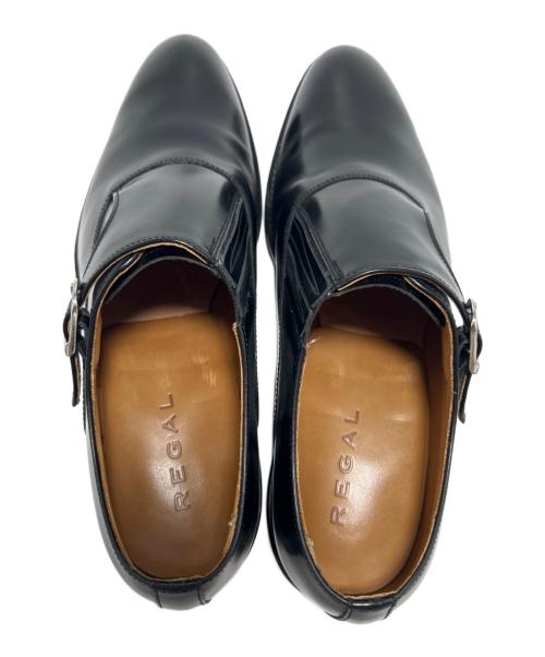 REGAL（リーガル）REGAL (リーガル) モンクストラップシューズ ブラック サイズ:26の古着・服飾アイテム