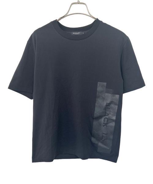 BLACK LABEL CRESTBRIDGE（ブラックレーベル クレストブリッジ）BLACK LABEL CRESTBRIDGE (ブラックレーベル クレストブリッジ) 半袖カットソー ブラック サイズ:Mの古着・服飾アイテム