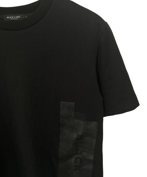 BLACK LABEL CRESTBRIDGE（ブラックレーベル クレストブリッジ）BLACK LABEL CRESTBRIDGE (ブラックレーベル クレストブリッジ) 半袖カットソー ブラック サイズ:Mの古着・服飾アイテム