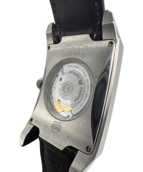 MAURICE LACROIX（モーリス・ラクロア）MAURICE LACROIX (モーリス・ラクロア) ポントス レクタンギュラー デイデイトの古着・服飾アイテム