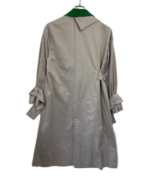 UN3D.（アンスリード）UN3D. (アンスリード) チェスターコート ベージュ×グリーン サイズ:36の古着・服飾アイテム